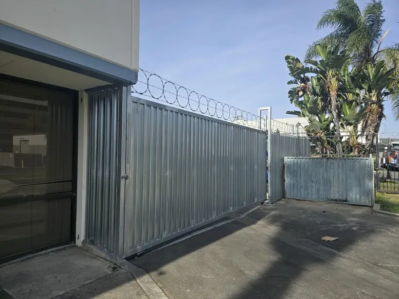 Steel security fence by Apexguard Fence, commercial-grade